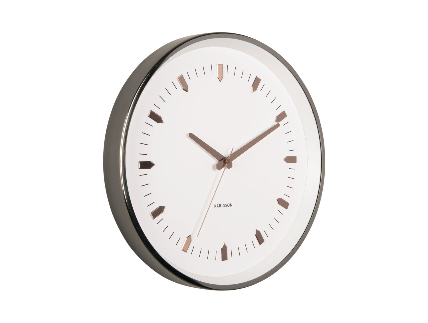 Karlsson - Wandklok Arrow Batons - Grijs - Ø35cm