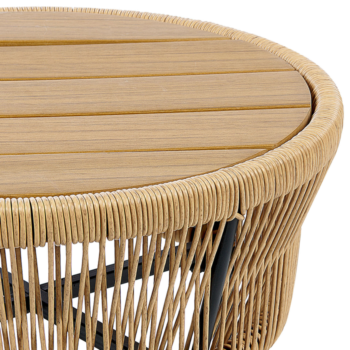 Beliani - GARGANO - Tuinset - Beige - PE rotan