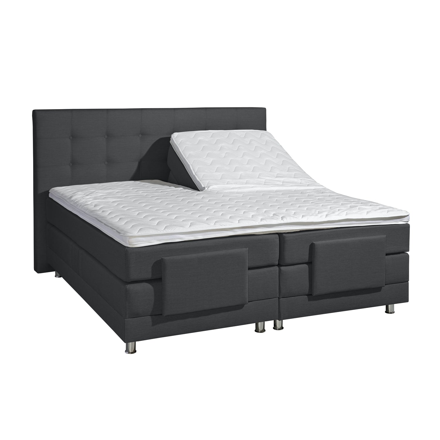 Mörgenn Elektrische boxspring Doha Antraciet 180x200