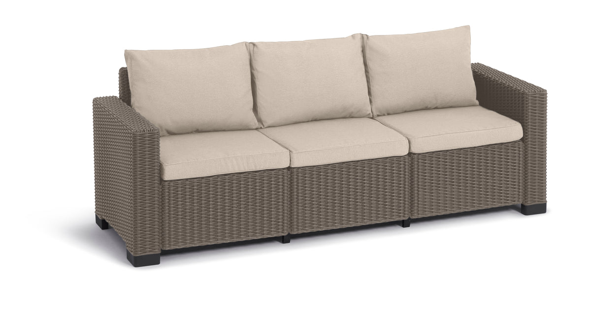 Allibert California Loungebank - 3 personen - Cappuccino