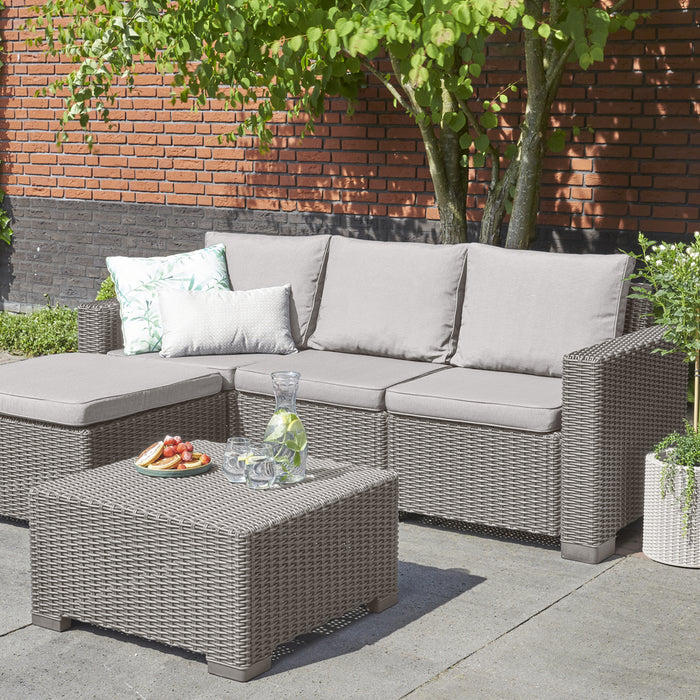 Allibert California Loungebank - 3 personen - Cappuccino