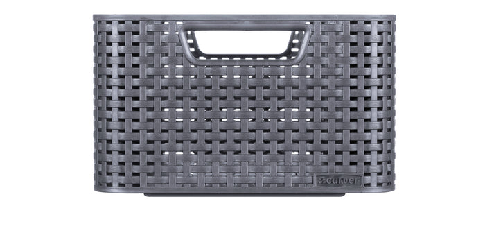Curver Style Opbergmand M - 18L - 3 stuks - Antraciet