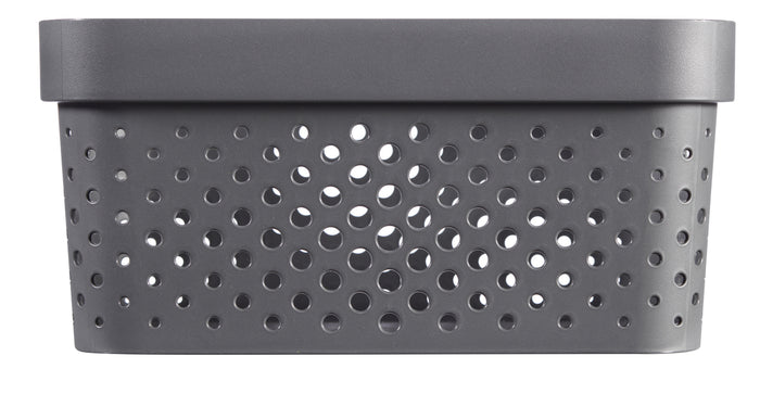 Curver Infinity Recycled Opbergbox - 11L - 3 stuks - Grijs