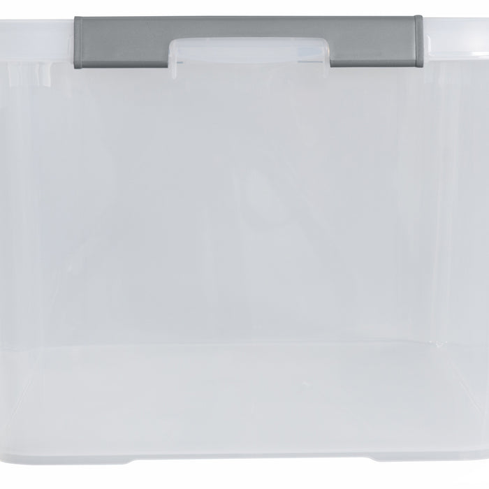 Curver Handy+ Opbergbox - 50L - 3 stuks - Transparant met deksel
