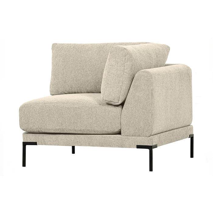 vtwonen Couple Hoek Element - Polyester - Zand - 89x100x100