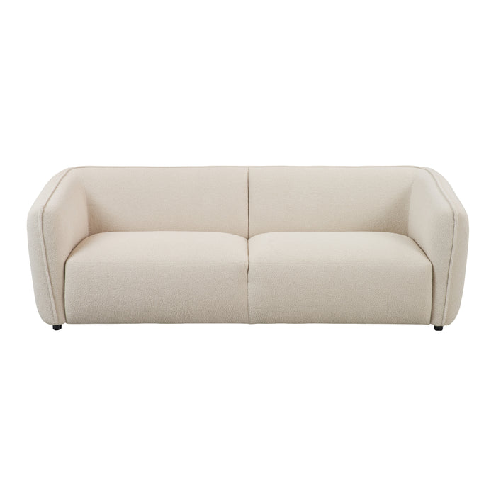 by fonQ Soft 3-zitsbank -  Bouclé - Crème