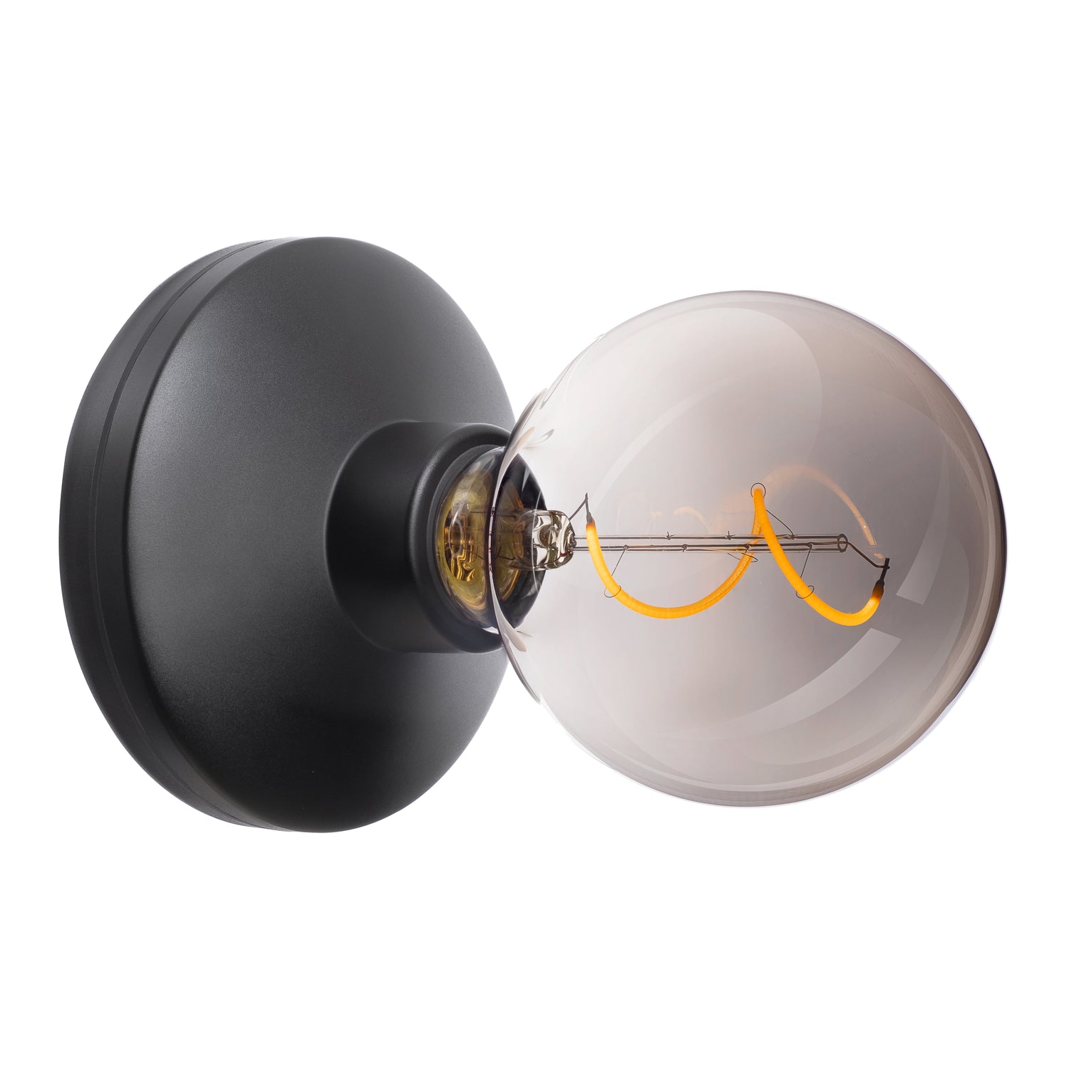 Humble Bee Wandlamp Draadloos - Black Smoked
