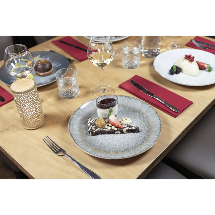 Hazel & Bos Juntos Blanco Artico dinerbord - 27 cm - 6 st - porselein