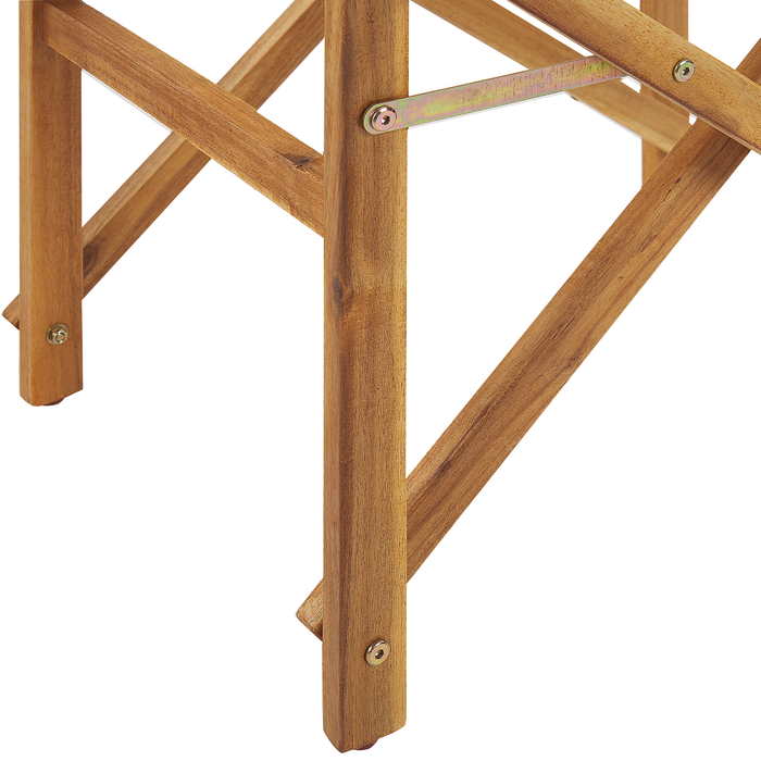 Beliani-CINE -Tuinstoel set van 2-Lichthout|Groen|Toekan-Polyester