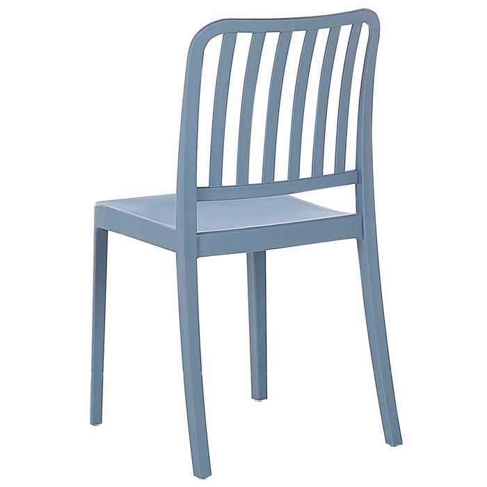 Beliani-SERSALE -Tuinstoel set van 4-Blauw-Synthetisch materiaal