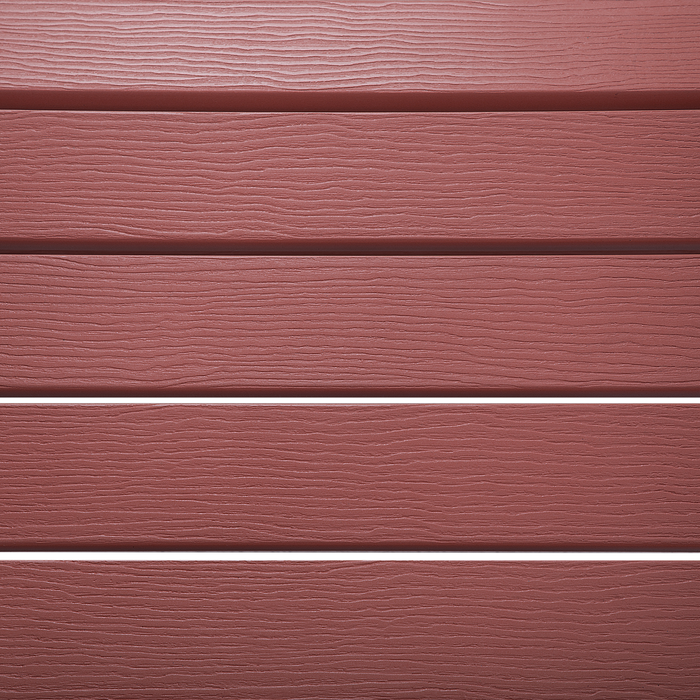 Beliani - ADIRONDACK - Tuinstoel met voetenbank - Rood - Kunsthout