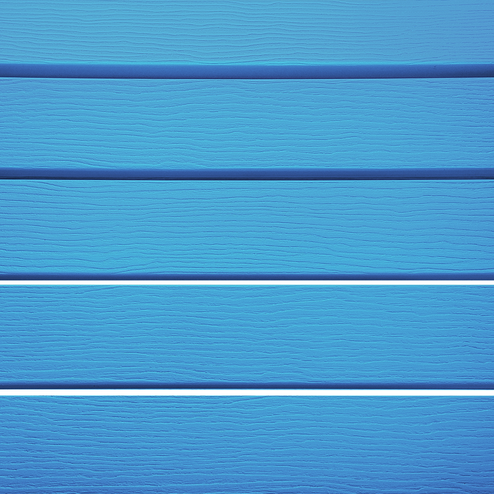 Beliani - ADIRONDACK - Tuinstoel met voetenbank - Blauw - Kunsthout