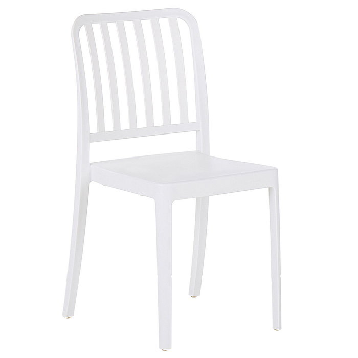 Beliani - SERSALE - Tuinstoel set van 2 - Wit - Synthetisch materiaal