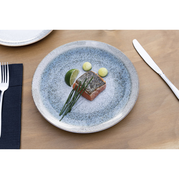 Hazel & Bos Juntos Turquesa ontbijtbord - 24 cm - 6 stuks - porselein