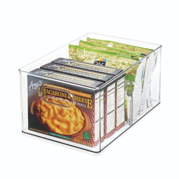 iDesign - Opbergbox met Verdeler, 20.3 x 30.5 x 15.2 cm, Kunststof, Tr