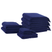 Beliani - ATIU - Handdoek set - Marineblauw - Katoen