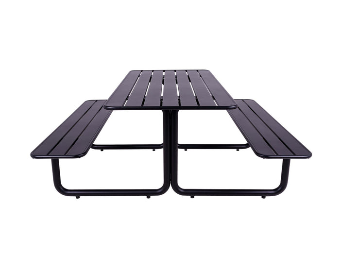 Metalen picknicktafel Max zwart