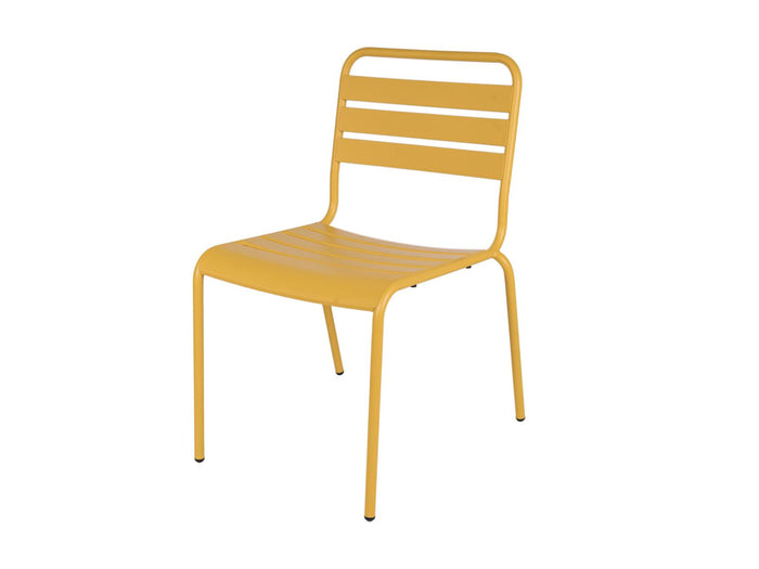 Metalen tuinset Max 150 cm okergeel - 4-delig