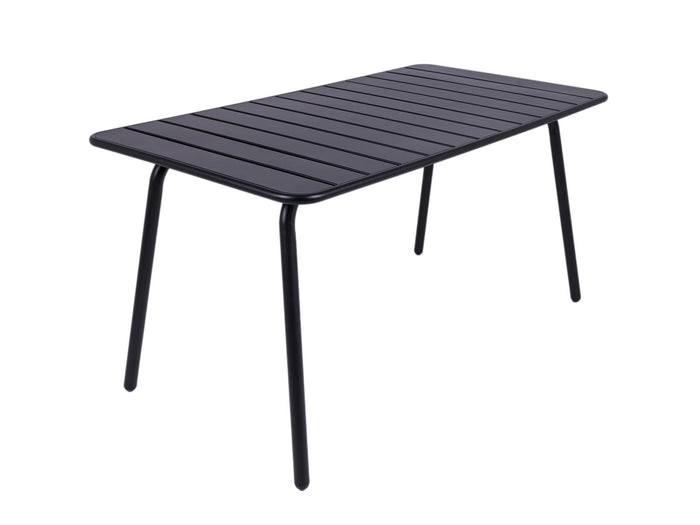 Metalen picknickset Max 150 cm zwart  3-delig