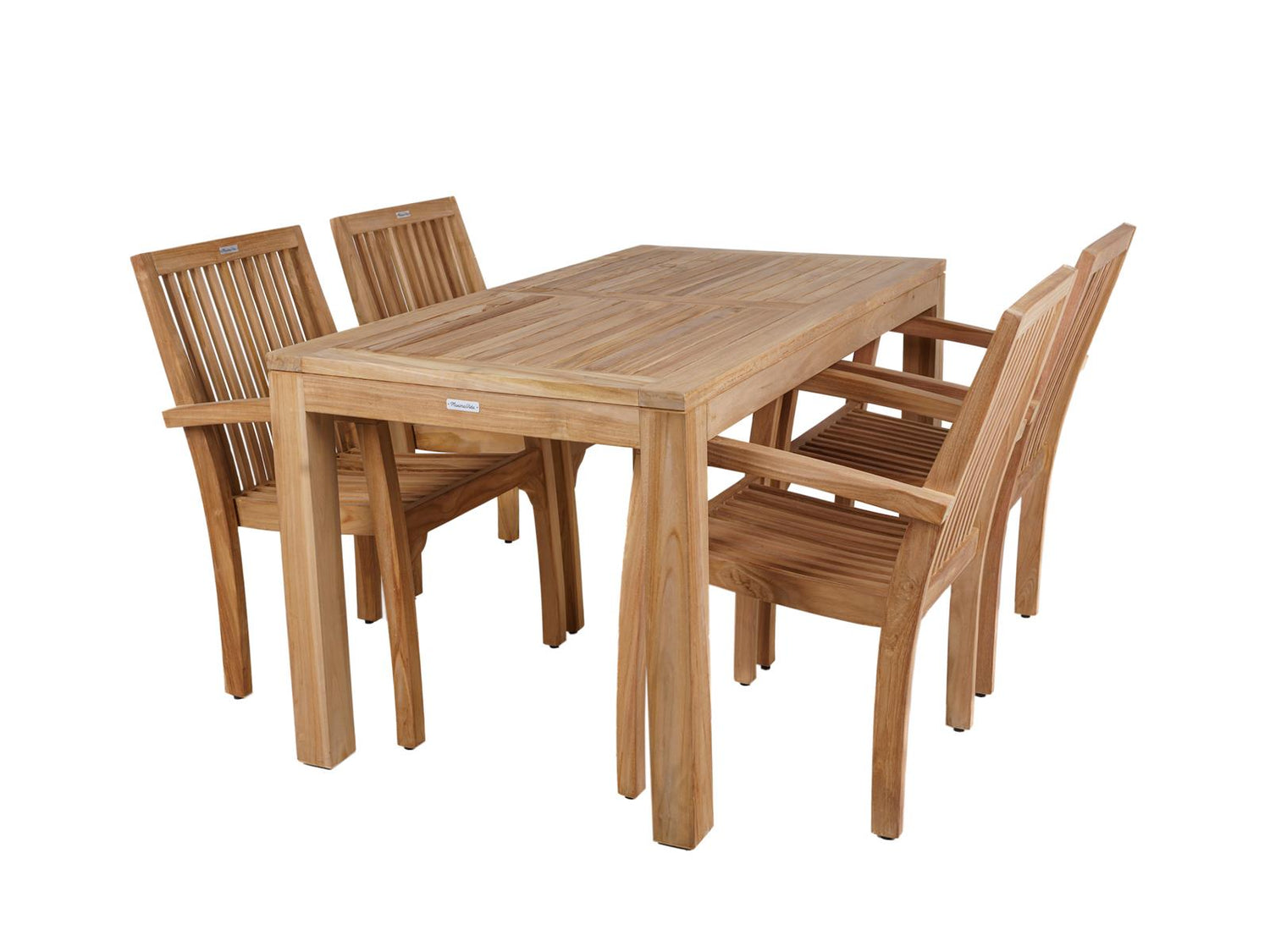 Teak tuinset Java 180 cm - 5-delig
