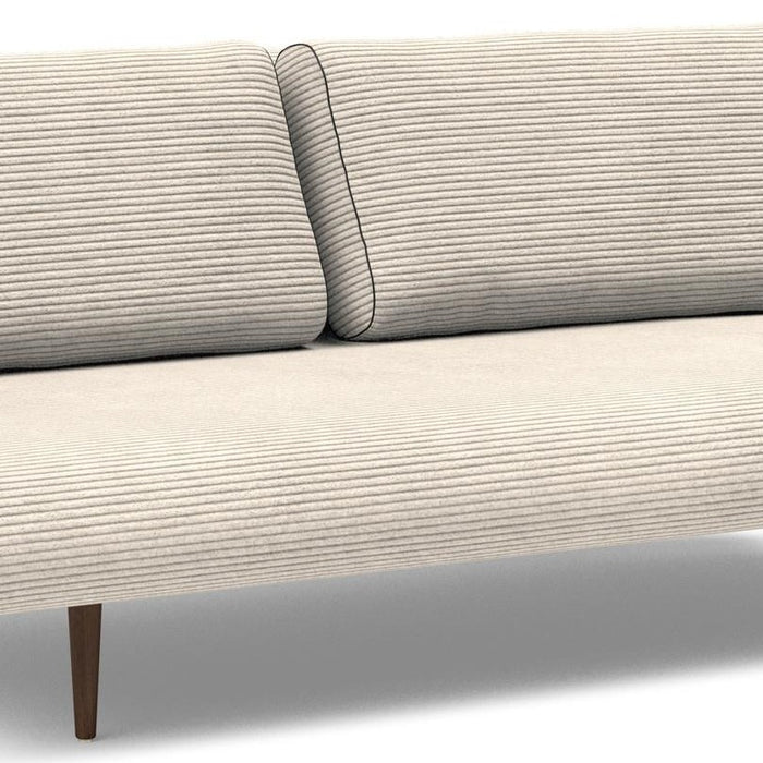 Innovation Unfurl Ivory Corduroy Lounger Slaapbank