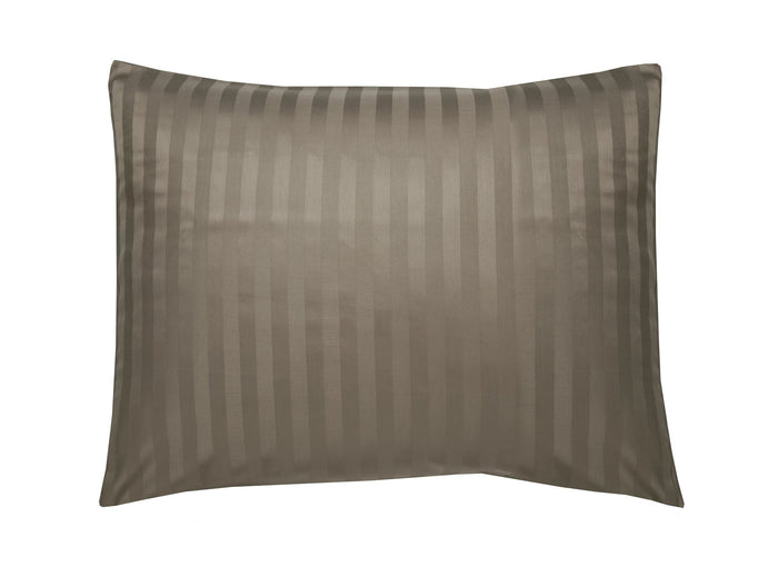 Ten Cate Streep Satijn Kussenslopen 2 stuks - 60x70 - Taupe