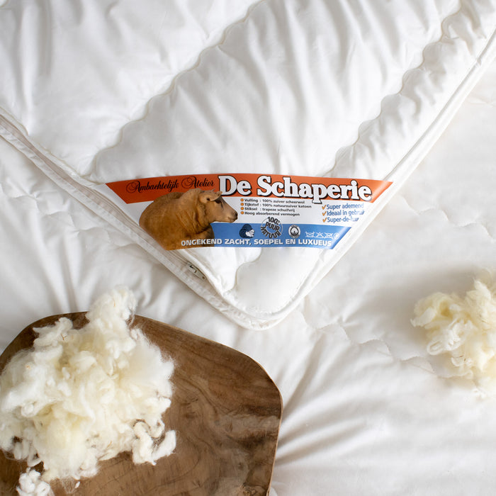 De Schaperie IWS Scheer Wollen met Rits All-Season dekbed 200x220cm
