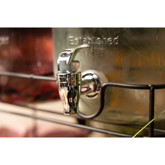 Sareva Drankdispenser - met houder - 2 x 4 Liter