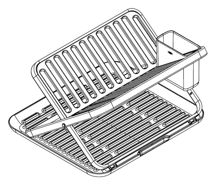 OXO Good Grips afdruiprek - inclusief bestekbakje