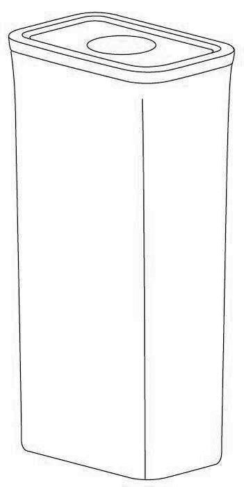 OXO Good Grips voorraadbus POP 2.0 - rechthoek - 2,6 liter