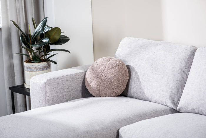 Furntastik Gorizia 3 zits bank CL L+R, stof Valente, naturel