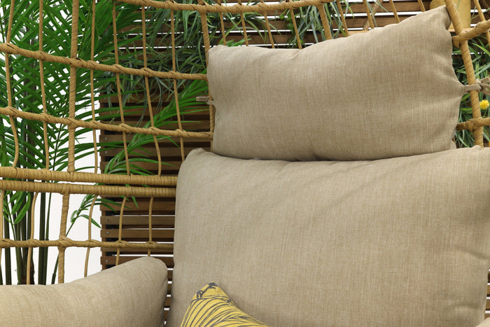 VDG Lola Egg relaxstoel - Natural sand
