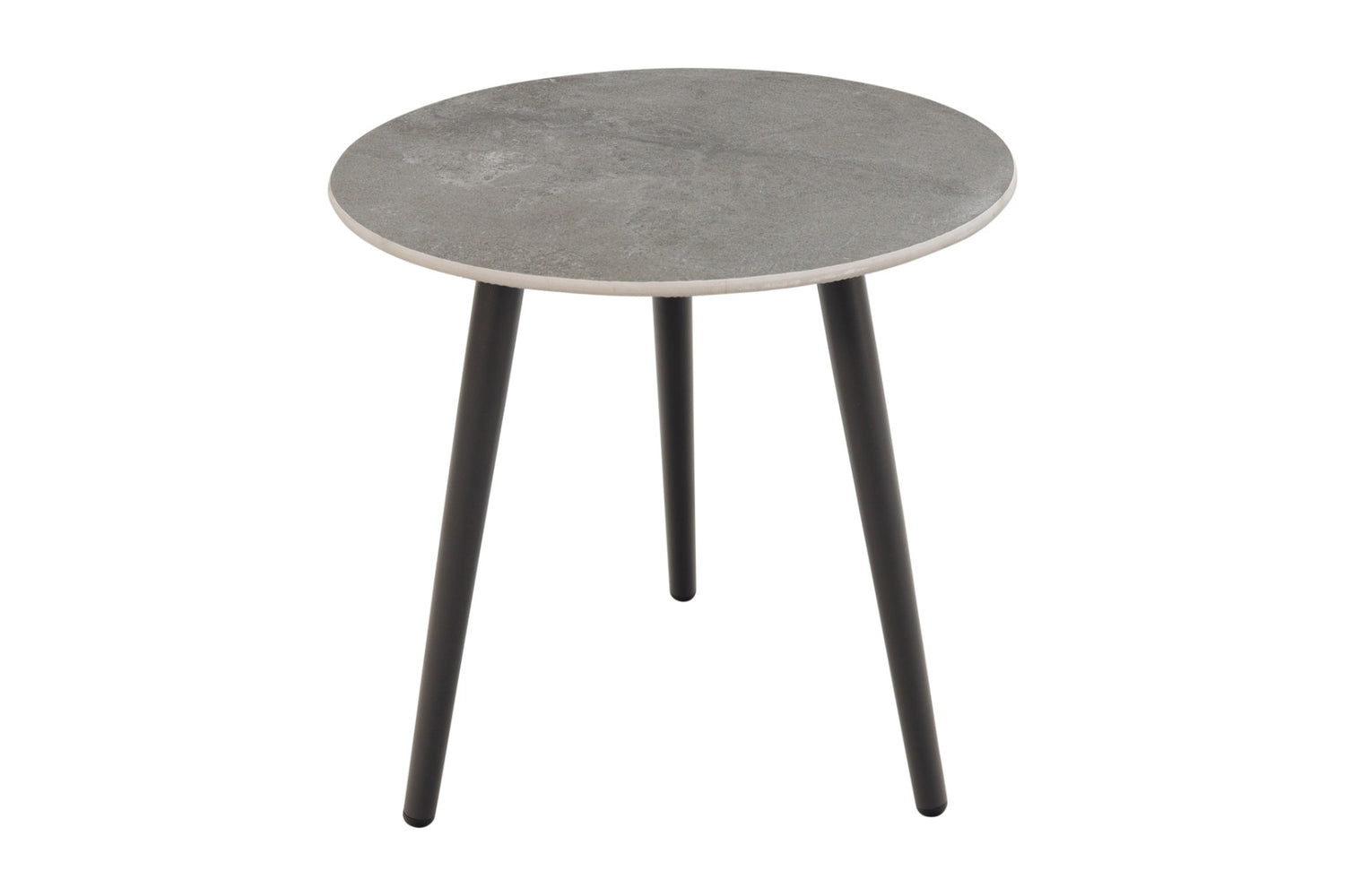 VDG Brasilia bijzettafel 50 cm. - Antraciet - Ceramic