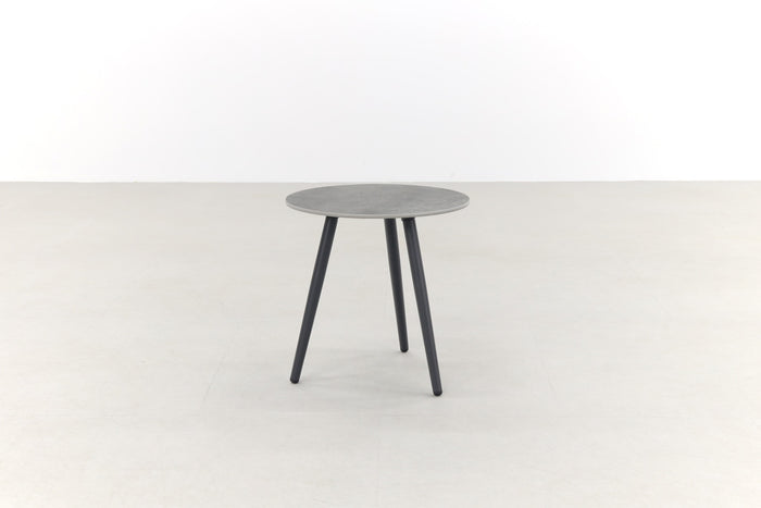 VDG Brasilia bijzettafel 50 cm. - Antraciet - Ceramic