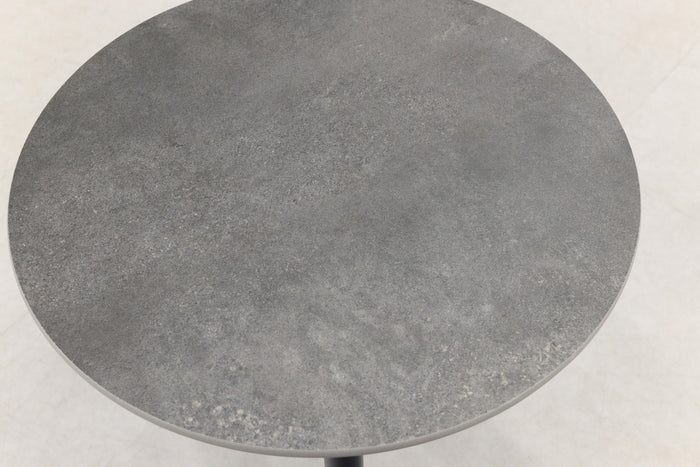 VDG Brasilia bijzettafel 50 cm. - Antraciet - Ceramic