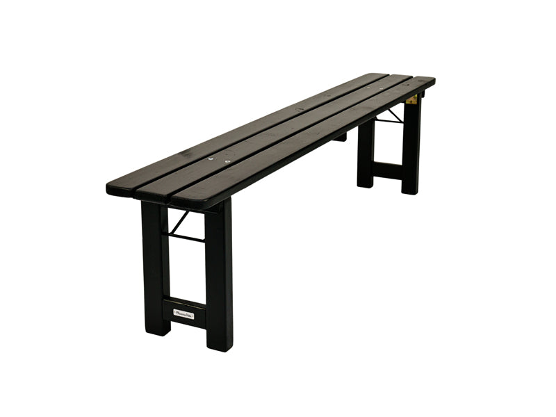 Inklapbare picknickbank Riga 200 cm blackwash