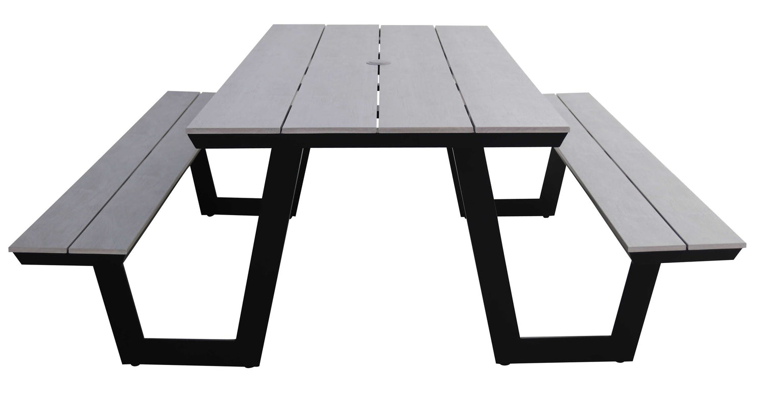 4 Seizoenen Tuinmeubelen Coffee Bay Picknicktafel (grey)