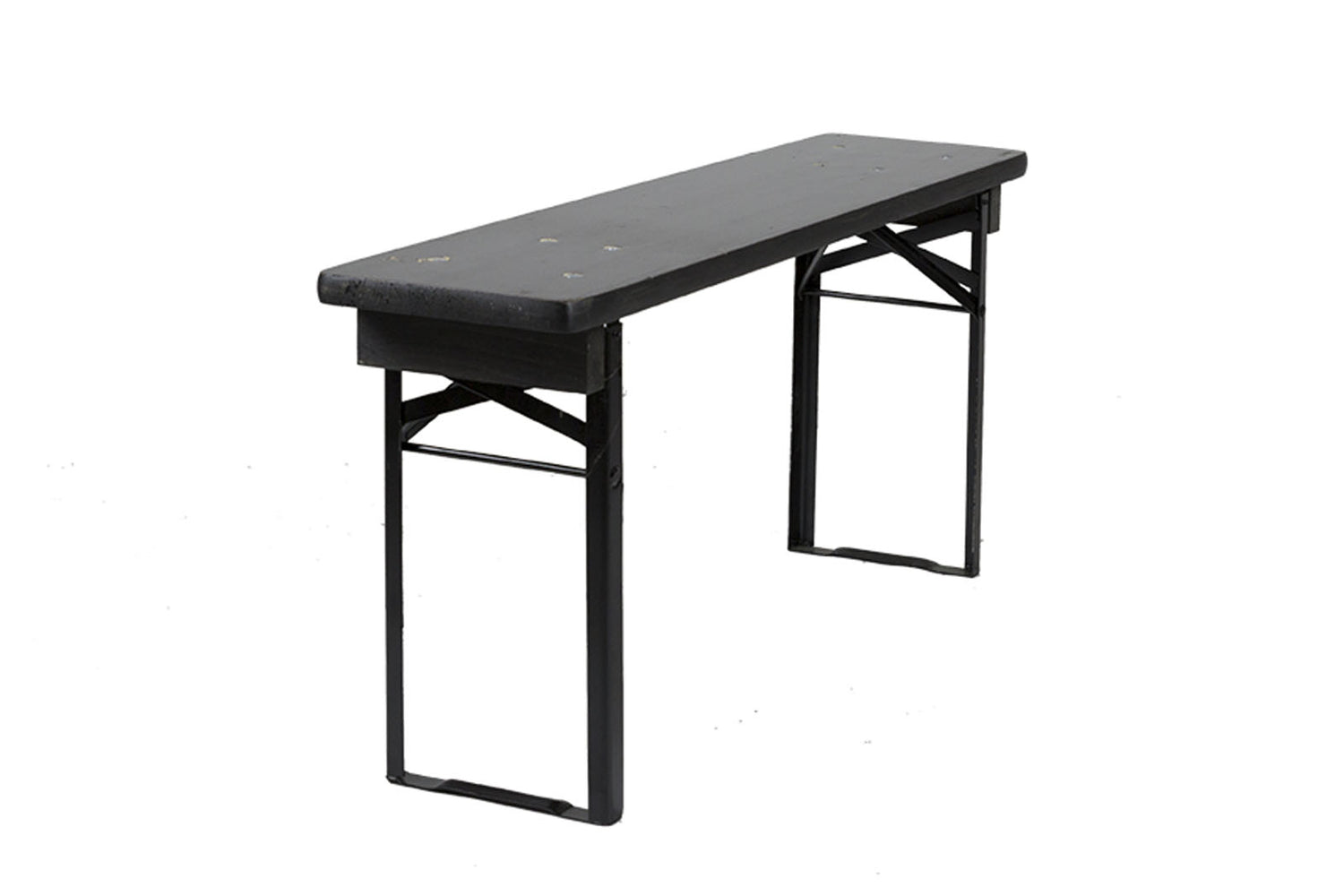 Inklapbare bierbank Berlijn zwart 120 cm