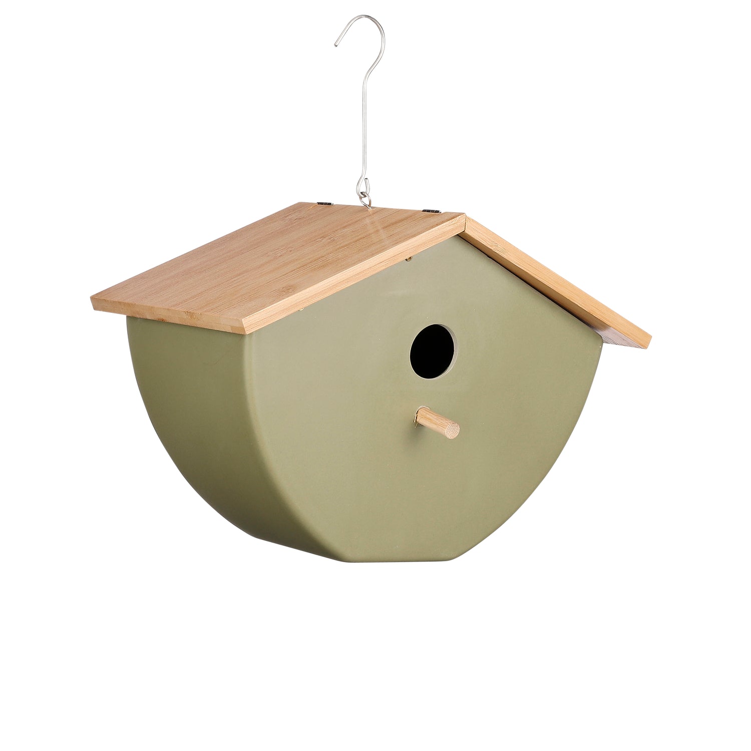 Mica Decorations Orion Vogelhuis - L29 x B18,5 x H20 cm - Groen