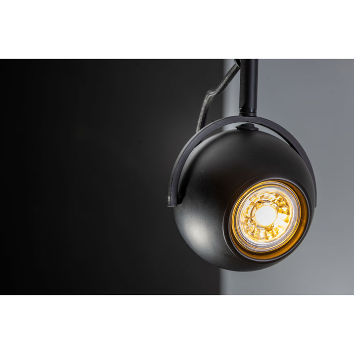The Eye vloerlamp - GU10 - Aan|Uit op kopje - Zwart
