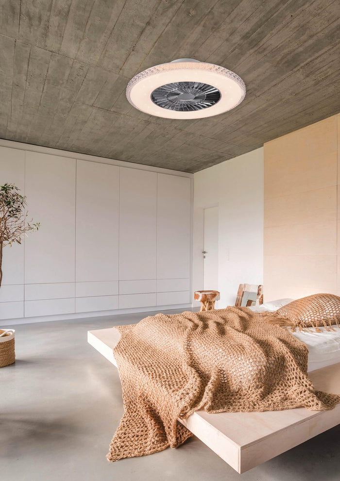 Reality Ventilator Harstad Led 40W 3 Standen Chroom