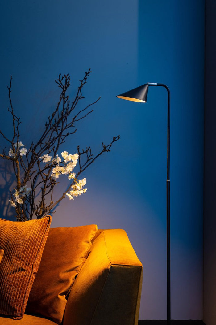 ETH Vloerlamp Galvani LED 3 stappen dimbaar | Oker Geel - Leeslamp