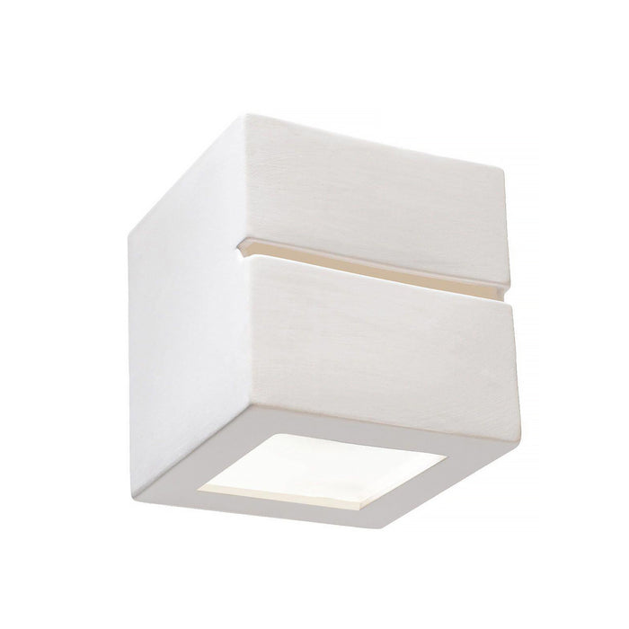 Sollux Wandlamp Leo Line E27 gips wit