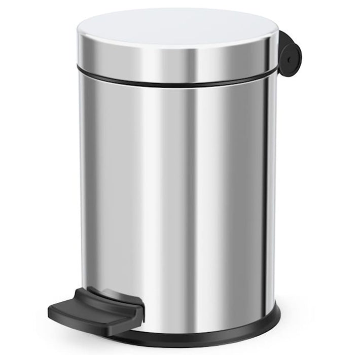 Hailo Pedaalemmer Solid S 4 L roestvrij staal