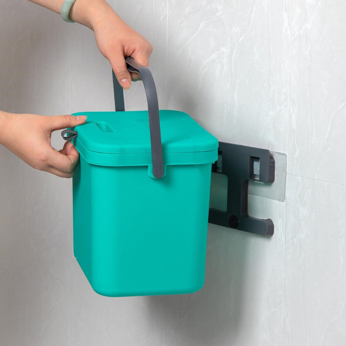 Homra Wall-Up inbouw prullenbak - 8L - Groen