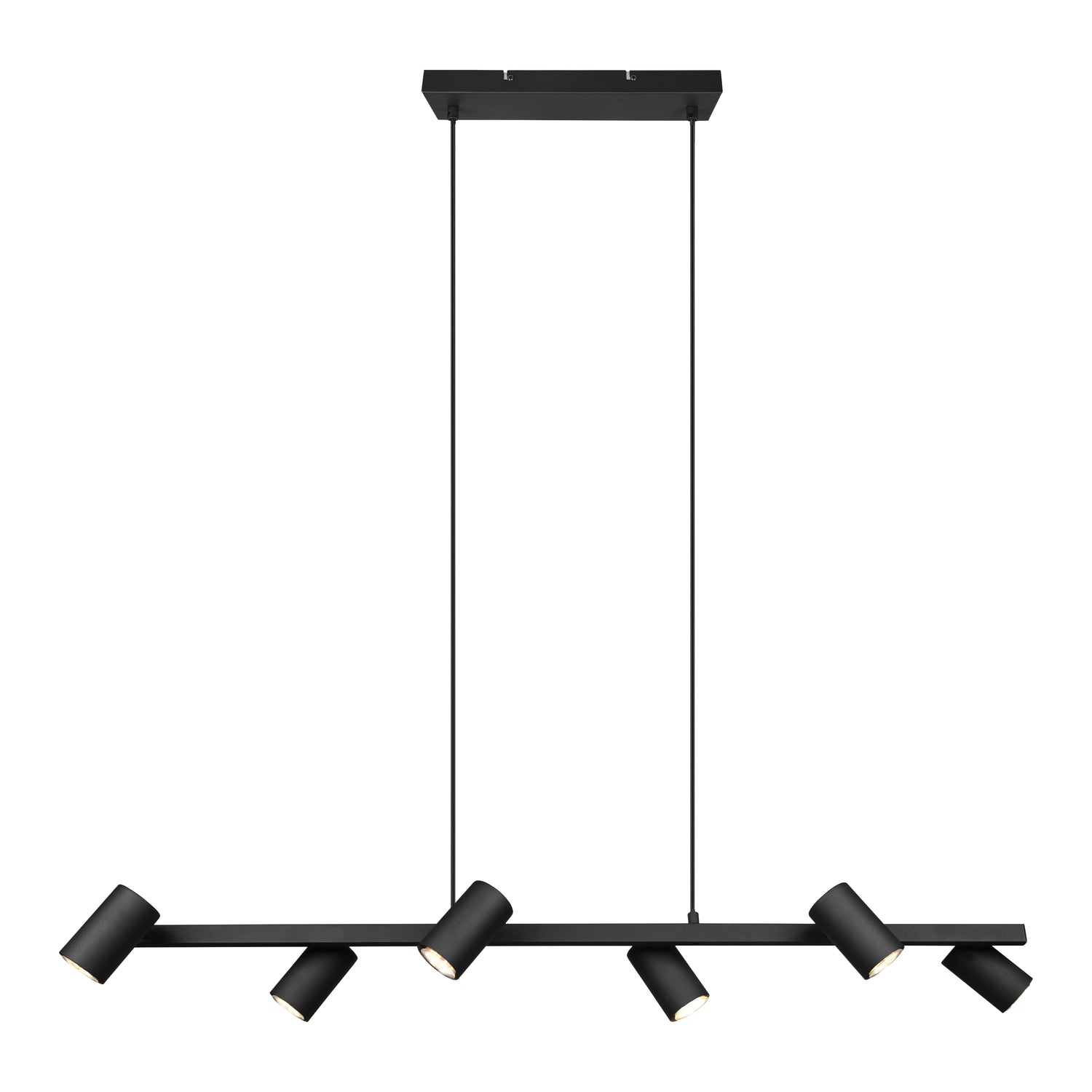 Trio Marley Hanglamp Mat Zwart - 6x GU10