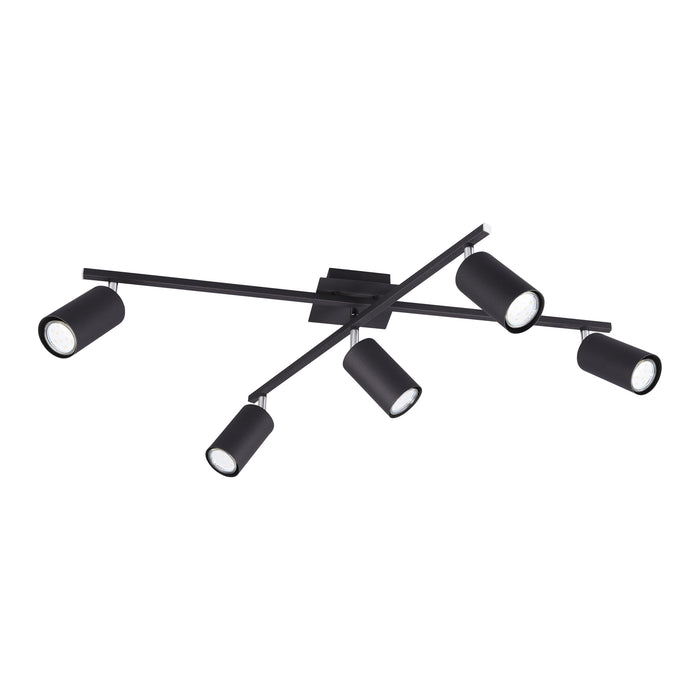 Trio Marley Plafonnière - Mat zwart