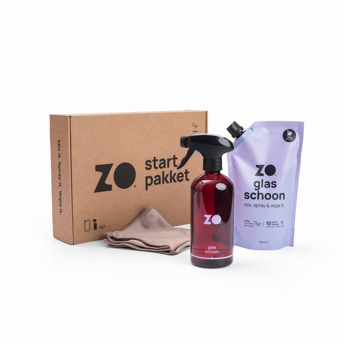 ZO® startpakket glas schoon amber