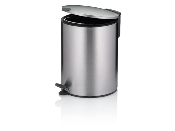 Kela Pedaal Afvalemmer, 5 L, Zilver - Kela | Mats