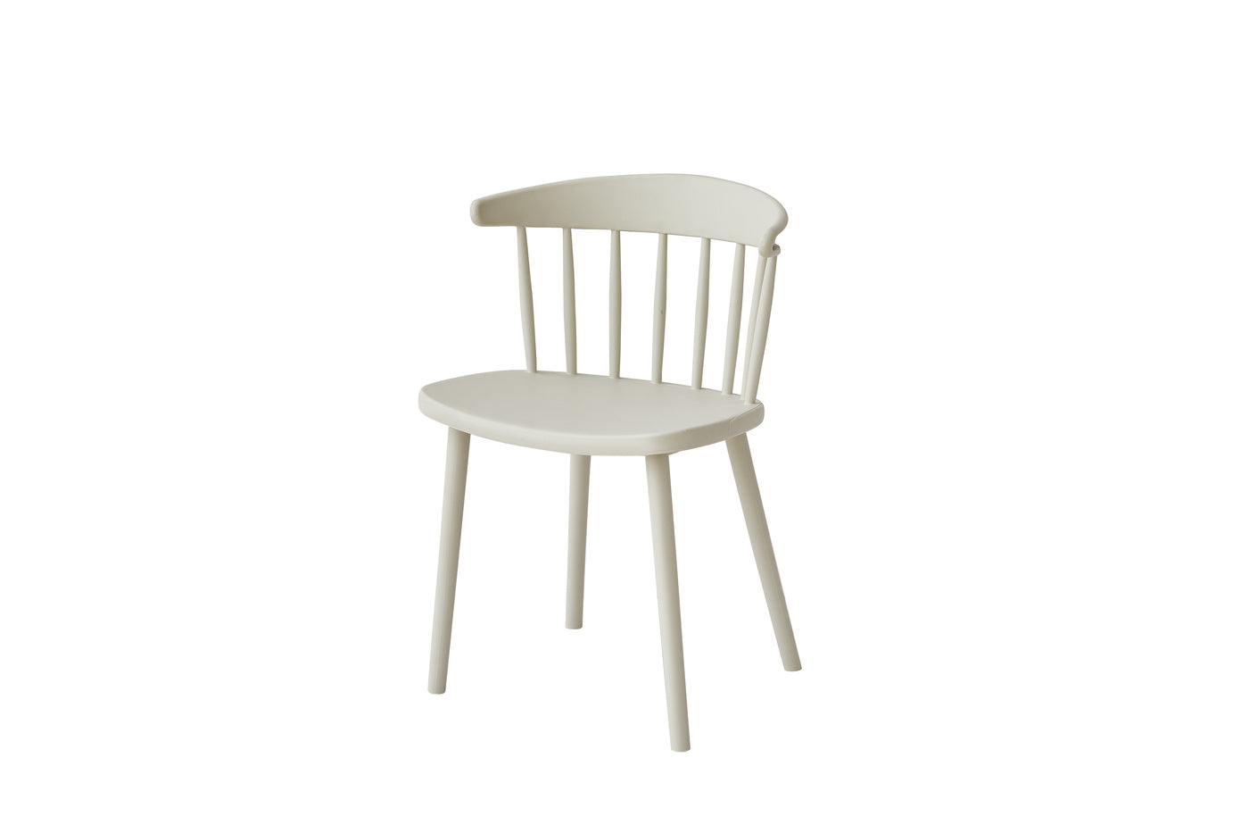 Giga Meubel - Tuinstoelen Stapelbaar - Taupe - Kunststof - Set van 2